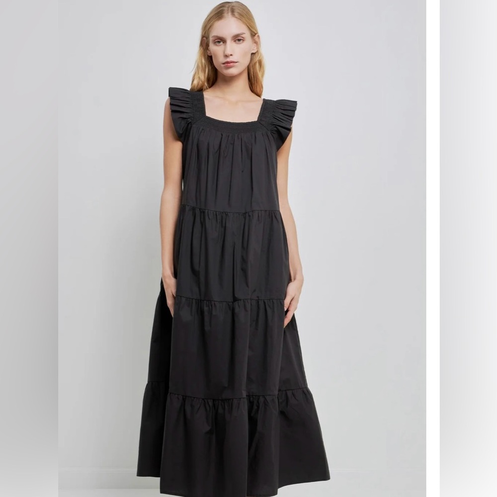 Elegant Black Sleeveless Dress